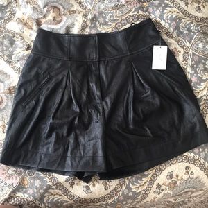 Adorable light weight ‘pleather’ shorts